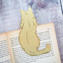 Cat Brass Bookmark, thumbnail 8 of 8