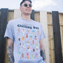 Chilling Out Men's Ice Cream Guide T Shirt, thumbnail 3 of 4