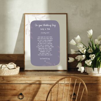 Personalised Engagement Gift Or Wedding Print, 12 of 12