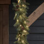 Pre Lit Outdoor Christmas Garland, thumbnail 7 of 8