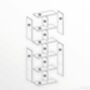 Ten Cube Storage Bookcase Room Divider Bookshelf, thumbnail 7 of 9