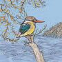 'Dwarf Kingfisher' Print, thumbnail 3 of 3