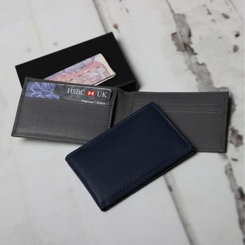 Foil Personalised Men's Mini Leather Wallet, 9 of 11