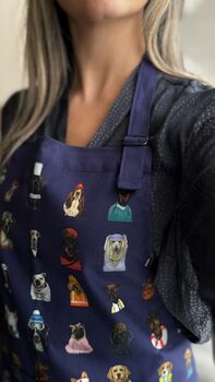 Dogs 100% Cotton Aprons, 3 of 7