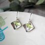 Peridot Curve Earrings, thumbnail 1 of 5