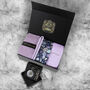 Mens Luxury Plain Pastel Lilac Tie Gift Box Set, thumbnail 1 of 4