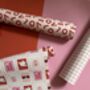 Valentine's Block Love Wrapping Paper, thumbnail 5 of 7