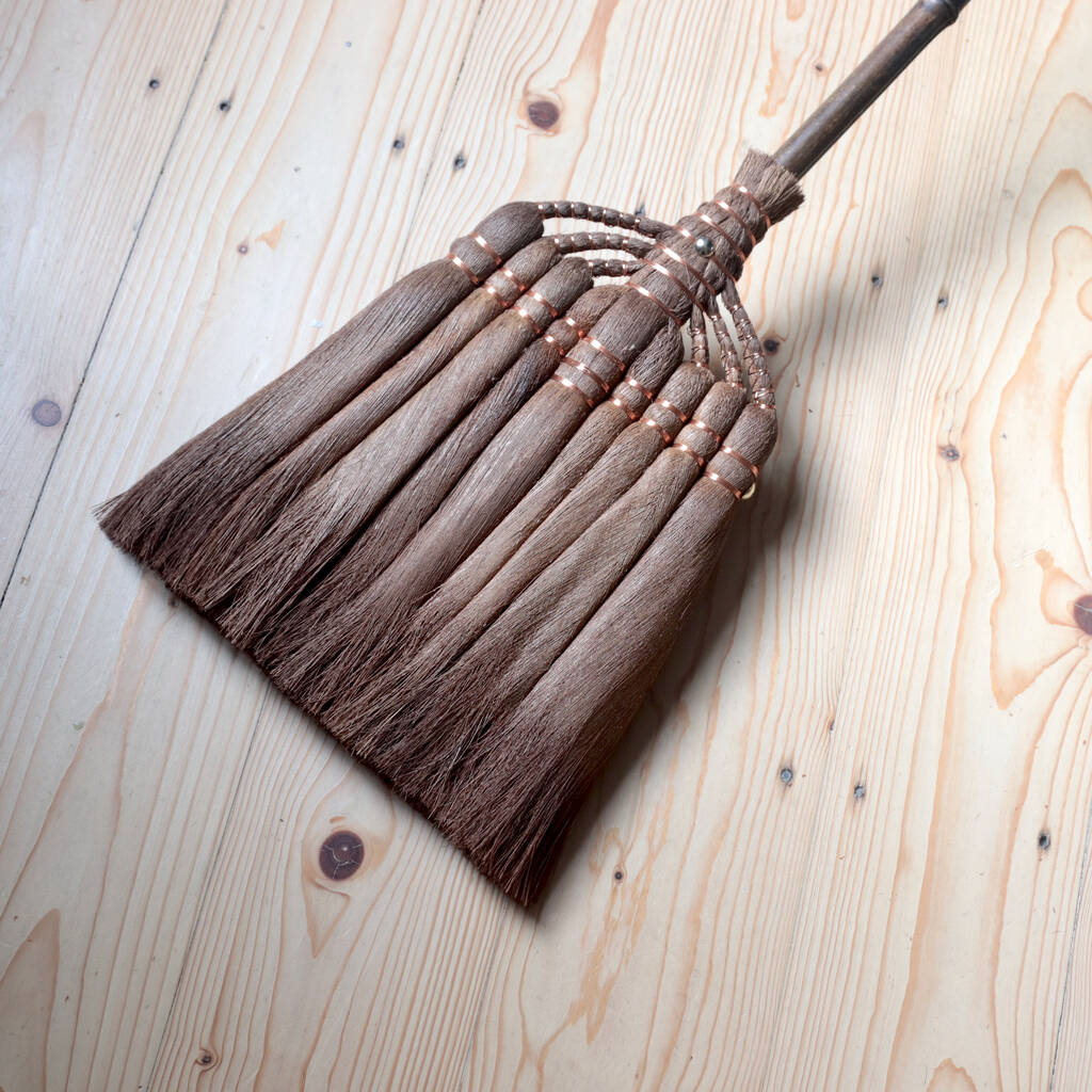 Handmade Japanese Palm Broom 125cm By two persimmons