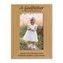 Personalised Wooden Photo Frame For Godfather, thumbnail 4 of 4