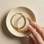 6cm Gold Hoops Non Tarnish Waterproof, thumbnail 5 of 10