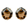 18ct Yellow Gold Vermeil And Fine Gem Stud Earrings, thumbnail 4 of 11