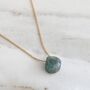 Emerald Teardrop May Birthstone Necklace, Gold, thumbnail 1 of 8