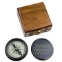 Personalised Gunmetal Poem Compass For Graduation Gift, thumbnail 8 of 12