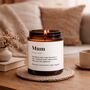 Mum Gifts Mothers Day Candle, thumbnail 1 of 8