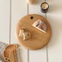 Solid Round English Oak Serving Board, thumbnail 2 of 3