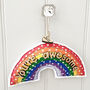 Personalised Handmade Hug Rainbow Token Gift, thumbnail 4 of 4