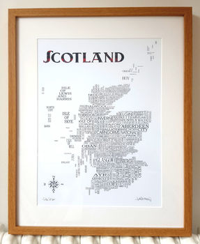Scottish Word Map, 4 of 4