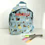Little Girls Personalised Backpack, thumbnail 10 of 12