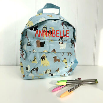 Little Girls Personalised Backpack, 10 of 12