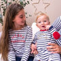 Personalised Christmas Snowflake Childrens Dungarees, thumbnail 3 of 7