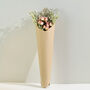 Everlasting Dried Pink Roses And English Gypsophila Flowers Bouquet, thumbnail 2 of 6