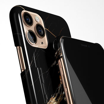 Black Lightning Marble Case For iPhone, 2 of 4