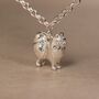 Personalised Pomeranian Silver Chain Bracelet, thumbnail 2 of 10