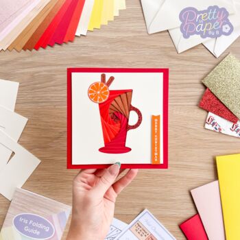 Festive Cheer Card Making Kit | Beginner Iris Folding, 2 of 8