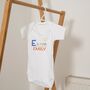 Personalised Alphabet Baby Grow – Baby’s Initial And Name, thumbnail 2 of 3