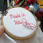 Personalised Hand Embroidered Baby Grow, thumbnail 3 of 8