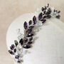 Dark Purple Crystal Tiara, thumbnail 2 of 5