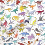 Dinosaur Scatter Wrapping Paper, thumbnail 1 of 2