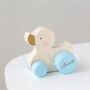 Personalised Kids Wooden Push Duck Toy, thumbnail 3 of 4