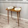 Modern Small Dining Table For Two, Narrow Dining Table, thumbnail 2 of 12