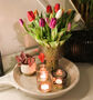 Silma Handmade Blush Pink Glass Vase, thumbnail 1 of 4