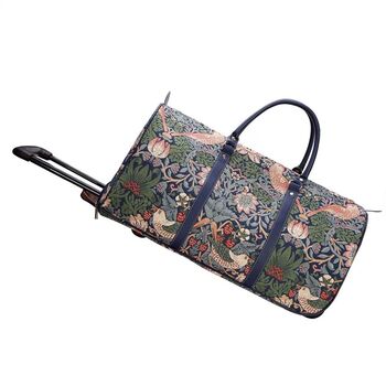 William Morris Strawberry Thief Holdall+Gift Sling Bag, 2 of 12
