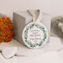 First Christmas Engaged Personalised Bauble Decoration, thumbnail 4 of 9