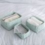 Pack Of Three Recycled Paper Rope Storage Basket, thumbnail 1 of 12
