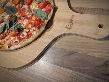 Large Bamboo Pizza Paddle Board, 8 of 11