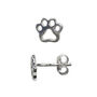 Sterling Silver 925 Dog Paw Ear Stud Earrings, thumbnail 8 of 10