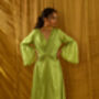 Kirti Tissue Chanderi Knot Dress, thumbnail 4 of 8