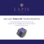 Lapis Lazuli 'Daddy And Me' Bracelet Set, thumbnail 3 of 3
