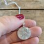 Mini Moon Or Full Moon Necklace In Eco Sterling Silver, thumbnail 3 of 6