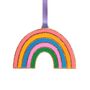 Rainbow Bauble Christmas Tree Decoration, thumbnail 1 of 3