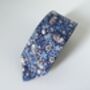 Hand Stitched Liberty Of London Blue Neck Tie, thumbnail 5 of 5