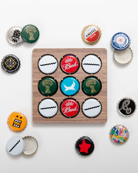 Beer Cap Wooden Coaster, 6 of 12