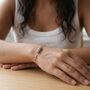 Baguette Diamond Bracelet Silver, thumbnail 3 of 7