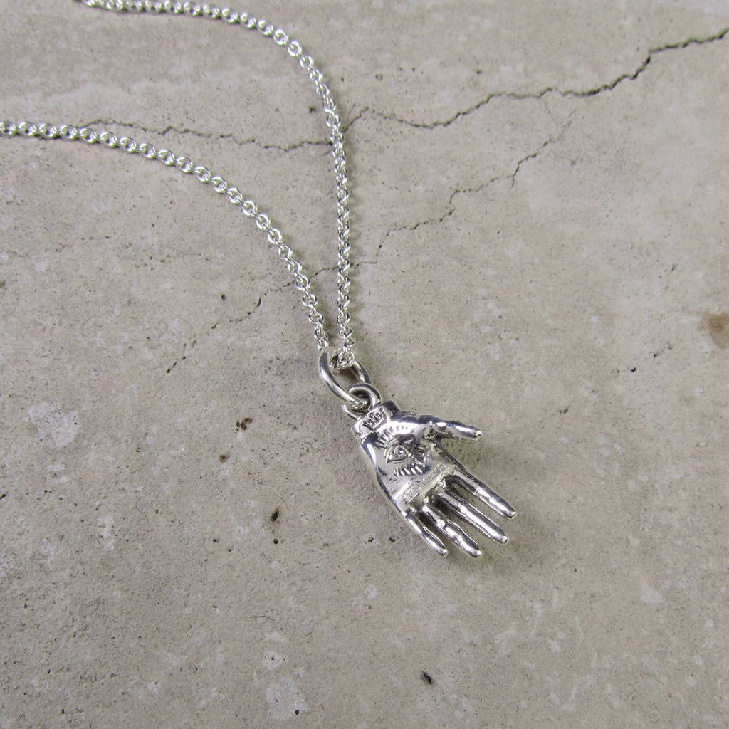 Hand Of Mystery Necklace By Black Pearl