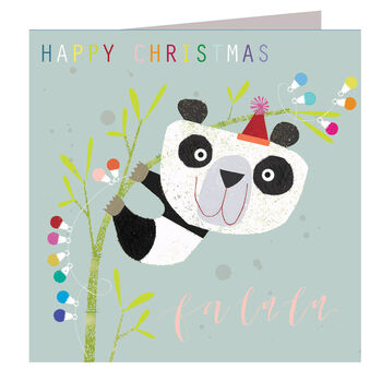 Christmas Panda Greetings Card, 2 of 5