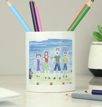 Personalised Childrens Drawing Photo Storage Pot, 5 of 5